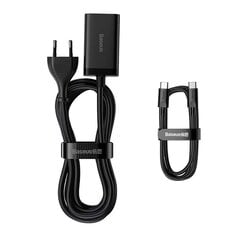 Baseus Quick Charger GaN3 Pro, 2x USB-C, 2x USB, 65W (black) cena un informācija | Lādētāji un adapteri | 220.lv