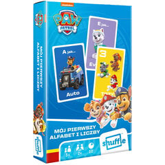 Kāršu spēle - Paw Patrol - alfabēts un cipari cena un informācija | Galda spēles | 220.lv