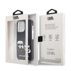 Karl Lagerfeld TPE Karl and Choupette чехол для iPhone 13 Pro черный цена и информация | Чехлы для телефонов | 220.lv