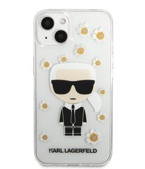 Karl Lagerfeld Ikonik Flower чехол для iPhone 13 mini прозрачный цена и информация | Чехлы для телефонов | 220.lv