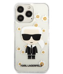 Karl Lagerfeld Ikonik Flower чехол для iPhone 13 Pro прозрачный цена и информация | Чехлы для телефонов | 220.lv