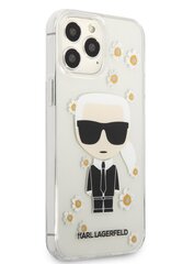 Karl Lagerfeld Ikonik Flower чехол для iPhone 13 Pro Max прозрачный цена и информация | Чехлы для телефонов | 220.lv