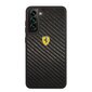 Ferrari Real Carbon Hard maciņš, piemērots Samsung Galaxy S21 FE 5G, melns цена и информация | Telefonu vāciņi, maciņi | 220.lv