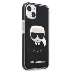 Karl Lagerfeld TPE Full Body Ikonik чехол для iPhone 13 черный цена и информация | Чехлы для телефонов | 220.lv