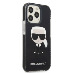 Karl Lagerfeld TPE Full Body Ikonik maciņš, piemērots iPhone 13 Pro Max, melns cena un informācija | Telefonu vāciņi, maciņi | 220.lv