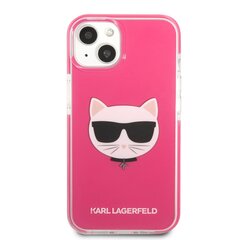 Karl Lagerfeld TPE Choupette Head чехол для iPhone 13 mini Fuchsia цена и информация | Чехлы для телефонов | 220.lv