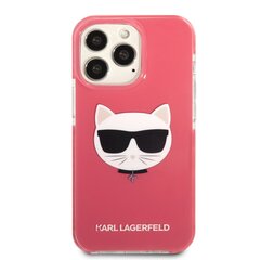 Karl Lagerfeld TPE Choupette Head чехол для iPhone 13 Pro Fuchsia цена и информация | Чехлы для телефонов | 220.lv