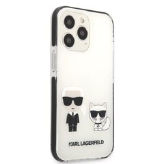 Karl Lagerfeld TPE Karl and Choupette чехол для iPhone 13 Pro White цена и информация | Чехлы для телефонов | 220.lv
