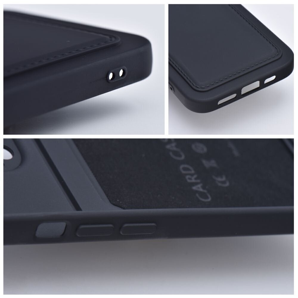 Maciņš Forcell Card priekš Samsung Galaxy A33 5G, melns cena un informācija | Telefonu vāciņi, maciņi | 220.lv