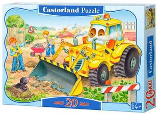 Пазлы Castorland Bulldozer, 20 эл. цена и информация | Пазлы | 220.lv