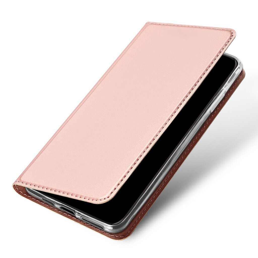 Maciņš Dux Ducis Skin Pro Samsung A135 A13 4G, rozā-zelts cena un informācija | Telefonu vāciņi, maciņi | 220.lv