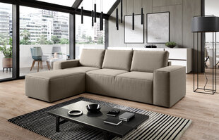 Stūra dīvāns NORE Silla Vero 18, smilškrāsas cena un informācija | Stūra dīvāni | 220.lv