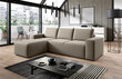Stūra dīvāns NORE Silla Vero 18, smilškrāsas cena un informācija | Stūra dīvāni | 220.lv