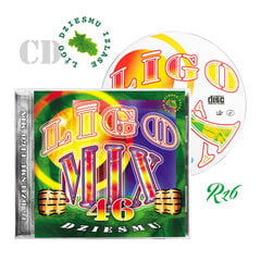 CD 46 LĪGO DZIESMU MIX, 46 POPULĀRAS, JAUTRAS LĪGO DZIESMAS MIX cena un informācija | Vinila plates, CD, DVD | 220.lv