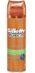 Gillette Fusion Hydra Gel Sensitive Skin Skūšanās želeja vīriešiem 200 ml cena un informācija | Skūšanās piederumi, kosmētika | 220.lv