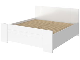 Кровать KLER KE02-biały / biały + ekoskóra Soft Pik 011 цена и информация | Кровати | 220.lv
