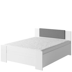 Кровать KLER KE02-biały / biały + ekoskóra Soft Pik 029 цена и информация | Кровати | 220.lv