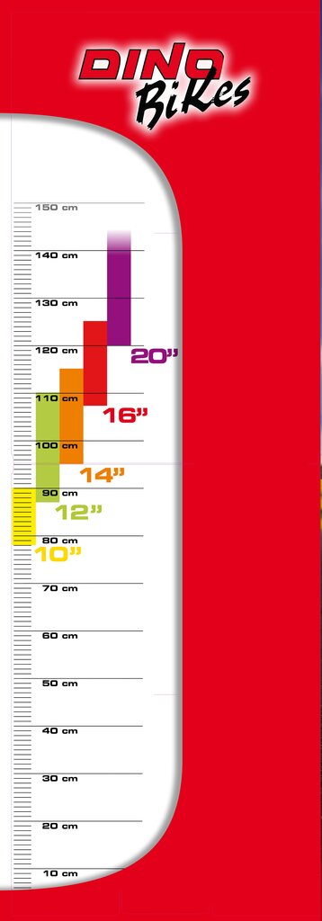 Bērnu velosipēds Dino Bikes 10" (108L-0509) цена и информация | Velosipēdi | 220.lv