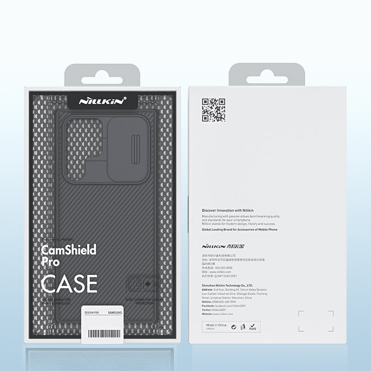 Telefona maciņš Nillkin CamShield Pro Case Armored Pouch Cover, piemērots Samsung Galaxy S22 Ultra cena un informācija | Telefonu vāciņi, maciņi | 220.lv