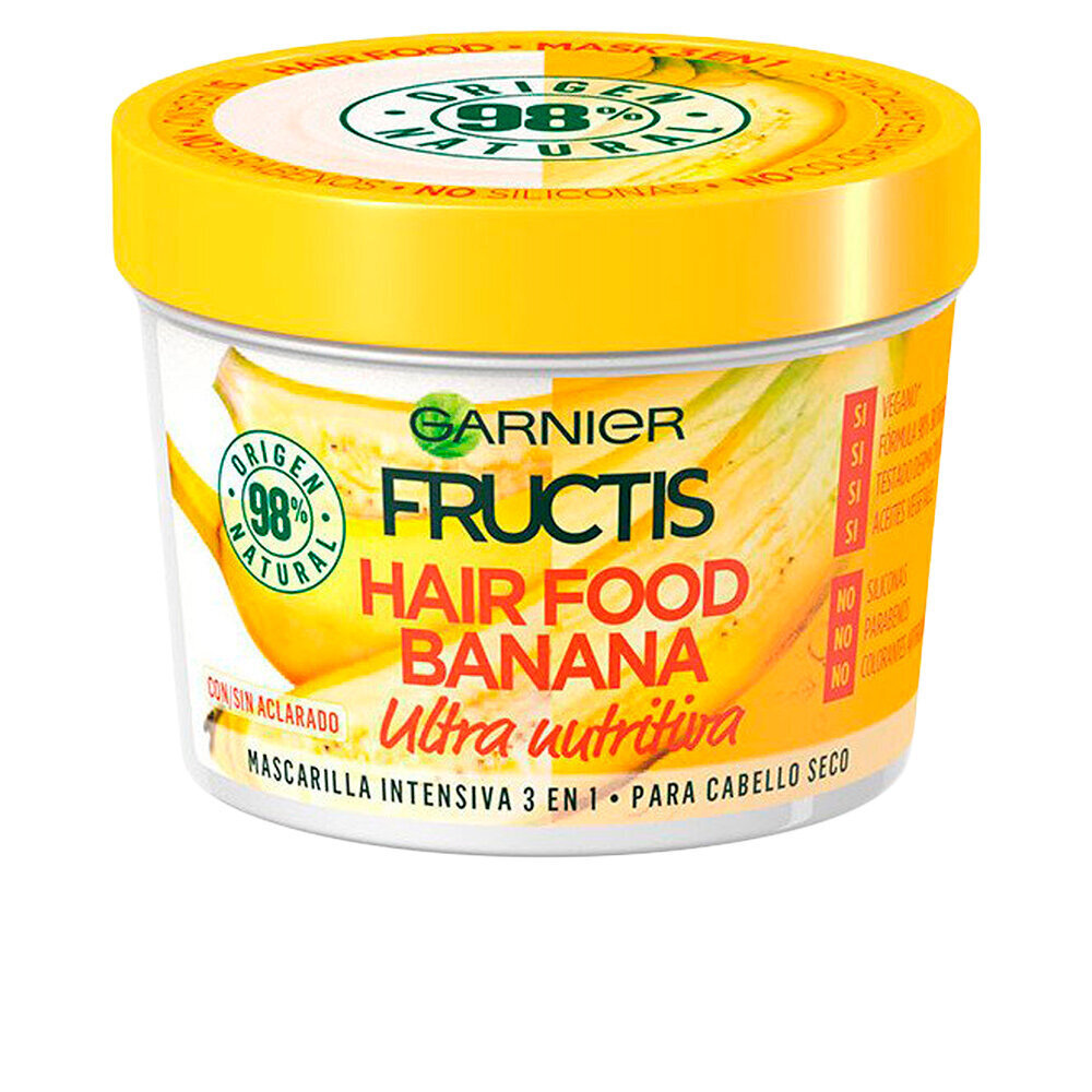 Barojoša matu maska Garnier Ultra Hair Food Banana Fructis, 390 ml cena un informācija | Matu uzlabošanai | 220.lv