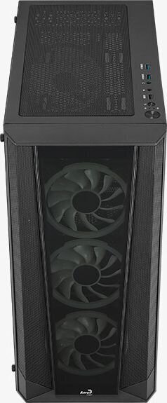 Aerocool Prism G-BK-V3 ARGB цена и информация | Datoru korpusi | 220.lv