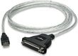 Pārveidotājs-adapteris Manhattan USB į LPT DB25 Parallel M / F 1.8m cena un informācija | Kabeļi un vadi | 220.lv