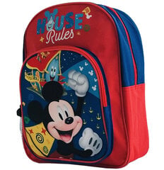 Disney Mugursoma House Rules Red 21412201 4 cena un informācija | Skolas somas | 220.lv