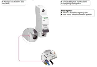 Schneider Electric automātiskais slēdzis 1P B16A 6kA Acti9 iC60N цена и информация | Электрические выключатели, розетки | 220.lv