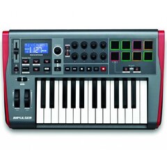 Novation Impulse 25 USB MIDI клавишный контроллер цена и информация | DJ пульты | 220.lv