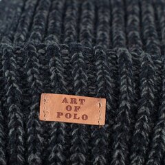 Art of Polo cepure | melna cz14239-3 cena un informācija | Vīriešu cepures, šalles, cimdi | 220.lv