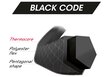 Tenisa raķešu stīgas Tecnifibre BLACK CODE 12m, 1.24mm, Melnā krāsa cena un informācija | Āra tenisa preces | 220.lv