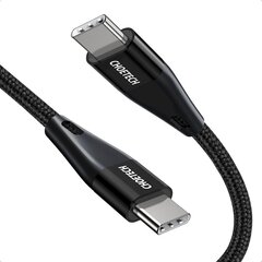 Choetech USB Type C - USB Type C charging data cable Power Delivery 60W 5A 2m black (XCC-1003) цена и информация | Кабели для телефонов | 220.lv