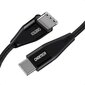 Choetech USB Type C - USB Type C charging data cable Power Delivery 60W 5A 2m black (XCC-1003) цена и информация | Savienotājkabeļi | 220.lv