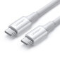 Ugreen cable USB Type C - USB Type C PD 100W 5A 2m white (US300) cena un informācija | Savienotājkabeļi | 220.lv