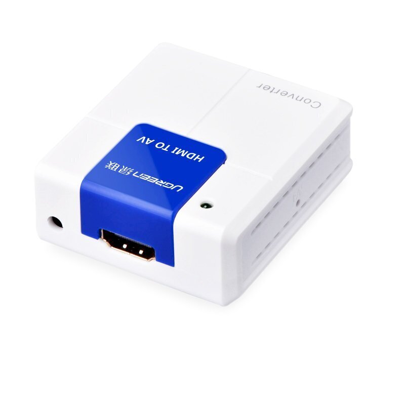 Ugreen adapter converter HDMI - AV (RCA) white (40223) cena un informācija | Adapteri un USB centrmezgli | 220.lv