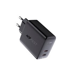 Зарядное устройство Acefast 2x USB Type C 40W, PPS, PD, QC 3.0, AFC, FCP (A9 белый) цена и информация | Зарядные устройства для телефонов | 220.lv