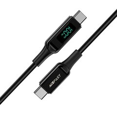 Acefast cable USB Type C - USB Type C 2m, 100W (20V / 5A) black (C6-03 Black) cena un informācija | Savienotājkabeļi | 220.lv