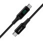 Acefast cable USB Type C - USB Type C 2m, 100W (20V / 5A) black (C6-03 Black) цена и информация | Savienotājkabeļi | 220.lv