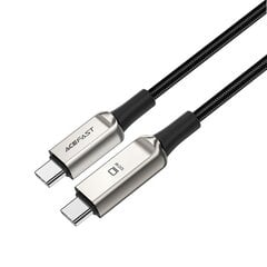 Acefast cable USB Type C - USB Type C 2m, 100W (20V / 5A) silver (C6-03 silver) цена и информация | Кабели для телефонов | 220.lv