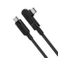 Acefast angled cable USB Type C - USB Type C 2m, 100W (20V / 5A) black (C5-03 Black) cena un informācija | Savienotājkabeļi | 220.lv