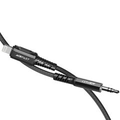 Acefast audio cable MFI Lightning - 3.5mm mini jack (male) 1.2m, AUX black (C1-06 black) cena un informācija | Savienotājkabeļi | 220.lv