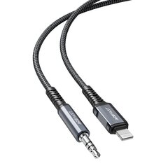 Acefast audio cable MFI Lightning - 3.5mm mini jack (male) 1.2m, AUX gray (C1-06 deep space gray) cena un informācija | Savienotājkabeļi | 220.lv