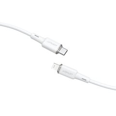 Acefast cable MFI USB Type C - Lightning 1.2m, 30W, 3A white (C2-01 white) цена и информация | Кабели для телефонов | 220.lv