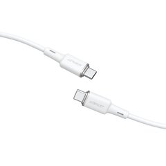 Acefast cable USB Type C - USB Type C 1.2m, 60W (20V / 3A) white (C2-03 white) цена и информация | Кабели для телефонов | 220.lv