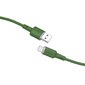 Acefast USB cable - USB Type C 1.2m, 3A green (C2-04 oliver green) cena un informācija | Savienotājkabeļi | 220.lv