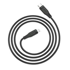 Acefast cable MFI USB Type C - Lightning 1.2m, 30W, 3A black (C3-01 black) cena un informācija | Savienotājkabeļi | 220.lv