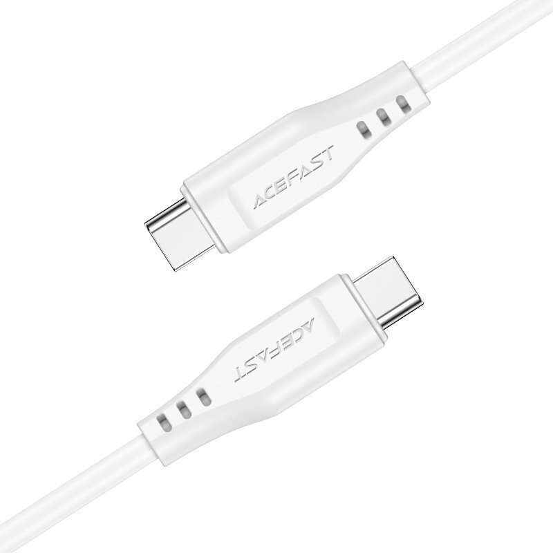 Acefast cable USB Type C - USB Type C 1.2m, 60W (20V / 3A) black (C3-03 black) cena un informācija | Savienotājkabeļi | 220.lv