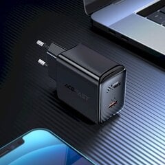 Быстрое зарядное устройство Acefast USB Type C 20W Power Delivery (A1 EU белый) цена и информация | Зарядные устройства для телефонов | 220.lv