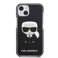 Karl Lagerfeld TPE Full Body Ikonik Case for iPhone 13 mini Black cena un informācija | Telefonu vāciņi, maciņi | 220.lv