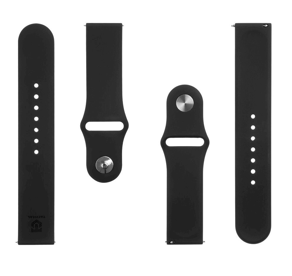 Tactical 631 Silicone Band Black cena un informācija | Viedpulksteņu un viedo aproču aksesuāri | 220.lv